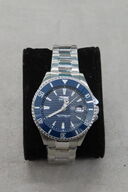 Sector 230 43mm Automatisk Ur Med Blå Skive og Stållænke