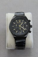 Maserati 46MM Sort Ur Med Sort Skive og Rem