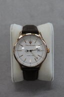 Maserati Herreur med Brun Rem og Hvid Skive