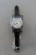 Klassisk Armbandsur Med Sort Læderrem