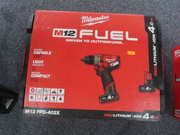 Kompake slagboremaskine M12 - MILWAUKEE M12 FPD-402X
