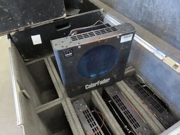 14 stk colorfadere i flightcase