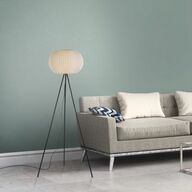 Paul neuhaus gulvlampe sort/hvid 150 cm(ubrugt)