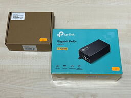 2 stk. PoE, Tp-link Gigabit PoE+ og PoE Injector
