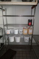 2 stk. stålreoler & rullevogn