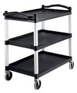 Kørebord sort m/3 hylder Cambro B1015 x D540 x H950 mm