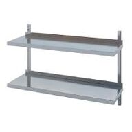 2 stk. Hylde dobbelt 600x300 mm m/2 vægophæng ART