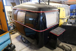 Billetvogn med kasse lysskilt (momsfri)(læs beskrivelse)