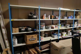 Indhold på lagerreoler (lagerreoler medfølger ikke)