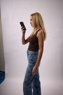 Twisted Lacing Jeans ROTATE BY BIRGER CHRISTENSEN Str.: 27