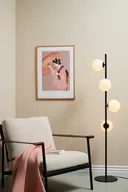 2 stk. halo design twist 4 gulvlampe opal black(ubrugt)