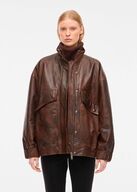 RouSimone LS Oversized Leather Jacket ROUGE EDIT Str.: 36