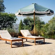 Casa parasol i træ ø300 cm kaki(ubrugt)