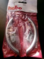 22 stk. møbelgreb, mat krom