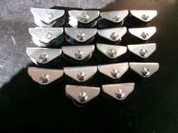 18 stk. møbelhjul Ø1,5 cm, platform 3 x 1,5 cm