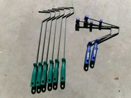 8 stk. håndtag t/maleruller