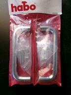 24 stk. møbelgreb, mat krom