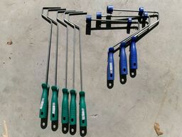 8 stk. håndtag t/maleruller