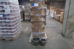 56 stk. 907/2 Potte-sæt Mateo sølvmat Ø 23 H 25 cm + Ø 25,5 H 30 cm 