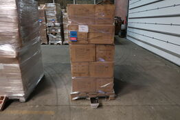 312 stk. 1456/15 Keramisk O-krukke hvid-sølv Ø 15 H 14 cm - Varenummer: 512944