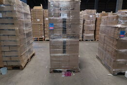 688 stk. 1799/3er Set Glas rillet pink assorteret Ø 24x8 H 9,5 cm