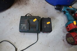 Lader METABO med batteri