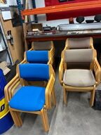 Div. stole FASTRUP Møbler samt bord