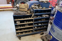 Sortimentsreoler på hjul med indhold