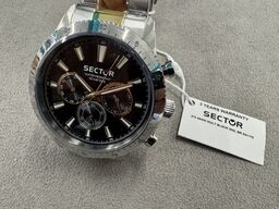Armbåndsur SECTOR 270 45 MM MULT BLACK DIAL BR SS+YG