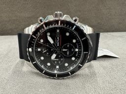 Armbåndsur SECTOR 450 43MM CHR BLACK DIAL BLACK SILICON ST