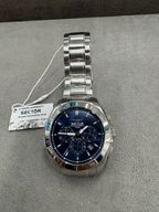 Armbåndsur SECTOR 790 42MM CHRO BLUE DIAL BR SS