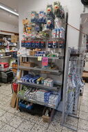 1 fag + stativ med stort parti pærer