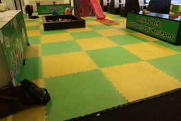 Alt skumgulv i etagen