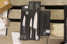 3 stk. Knive SABATIER & slibesten 