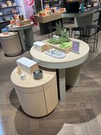 Display/bordsæt Ø90xH83 og Ø62xH69