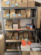 2 stk. stålreoler (UDEN INDHOLD)