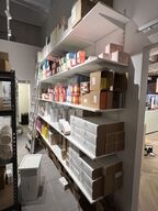 Reolsystem hylder m. ophæng (UDEN INDHOLD!)