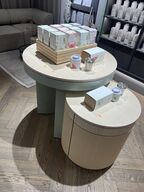 Display/bordsæt Ø90xH83 og Ø62xH69