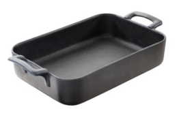 Fad sort B340 x D250 x H65 mm BC (Udstillingsmodel)