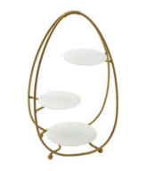 Opsats oval guld look H510 mm  (Udstillingsmodel)