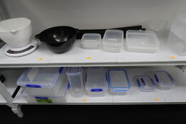 Vægt og opbevaringsbokse