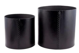 Vase sort to størrelser Cross Way (Udstillingsmodel)