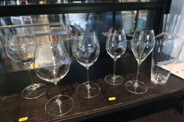 5 stk. vinglas og 1 stk. karaffel RIEDEL