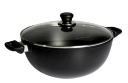 Stegegryde alu/non-stick 7,5 ltr M/glaslåg Scanpan Induction+ (Udstillingsmodel)