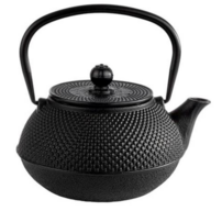 Tekande støbejern sort 0,8 ltr H170 mm ASIA (Udstillingsmodel)