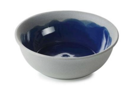 9 stk. Skål indigo blå 170 mm No.W (Udstillingsmodel)