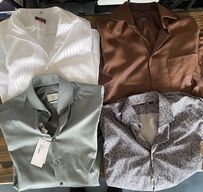 4 stk skjorter Eterna str 38 pris 2600.-