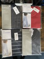 4 sæt pyjamas sæt m korte ben, str 3xlarge schiesser pris 1800.-