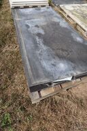2 plader eternit, 8 mm, sort