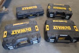 4 stk. Dewalt kasser